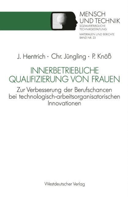 Petra Kno, Christiane Jungling - Innerbetriebliche Qualifizierung von Frauen, E-bok