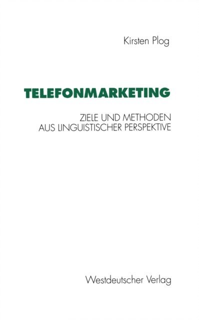 Kirsten Plog - Telefonmarketing, E-bok