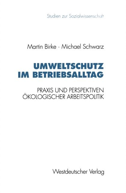 Michael Schwarz - Umweltschutz im Betriebsalltag, E-bok