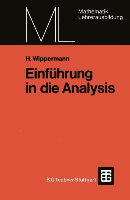 Heinrich Wippermann - Einführung in die Analysis, E-bok