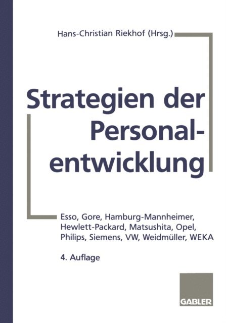 Hans-Christian Riekhof - Strategien der Personalentwicklung, E-bok