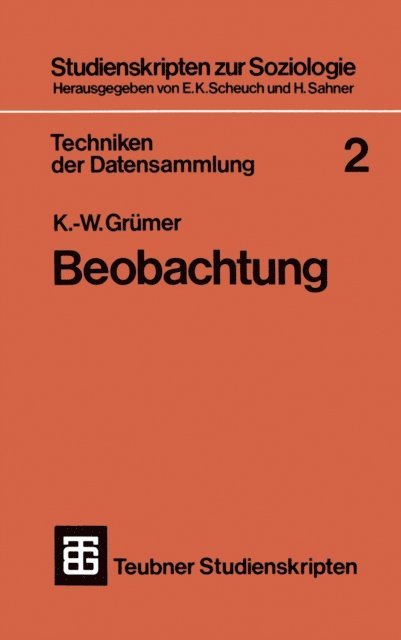 K.-W. Grumer - Techniken der Datensammlung 2, E-bok