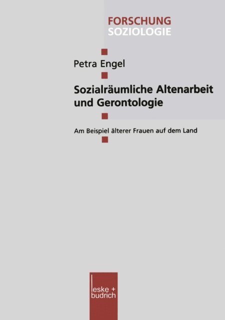 Petra Engel - Sozialräumliche Altenarbeit und Gerontologie, E-bok