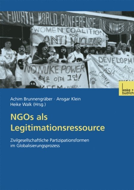 Heike Walk, Ansgar Klein, Achim Brunnengraber - NGOs als Legitimationsressource, E-bok