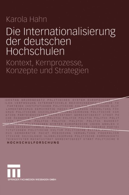 Karola Hahn - Die Internationalisierung der deutschen Hochschulen, E-bok