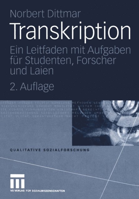 Norbert Dittmar - Transkription, E-bok
