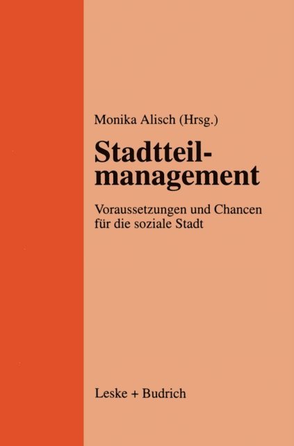 Monika Alisch - Stadtteilmanagement, E-bok