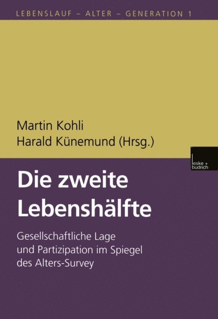 Harald Kunemund, Martin Kohli - Die zweite Lebenshälfte, E-bok