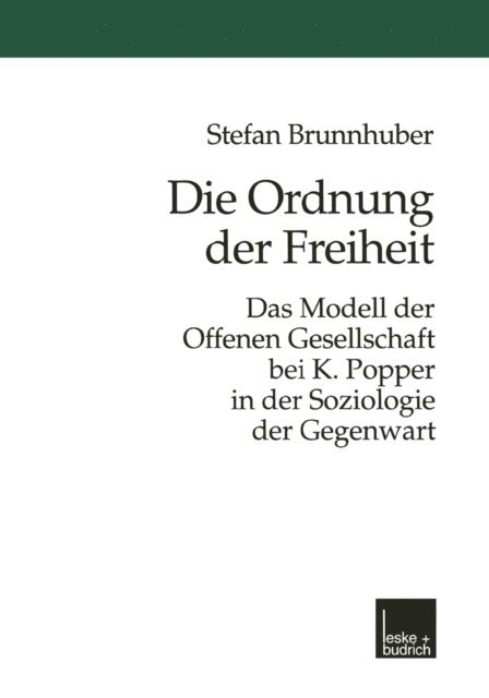 Stefan Brunnhuber - Die Ordnung der Freiheit, E-bok