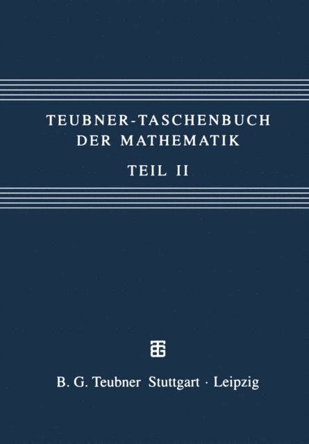Dorothea Ziegler, Eberhard Zeidler, Viktor Ziegler, Gunter Grosche - Teubner-Taschenbuch der Mathematik, E-bok