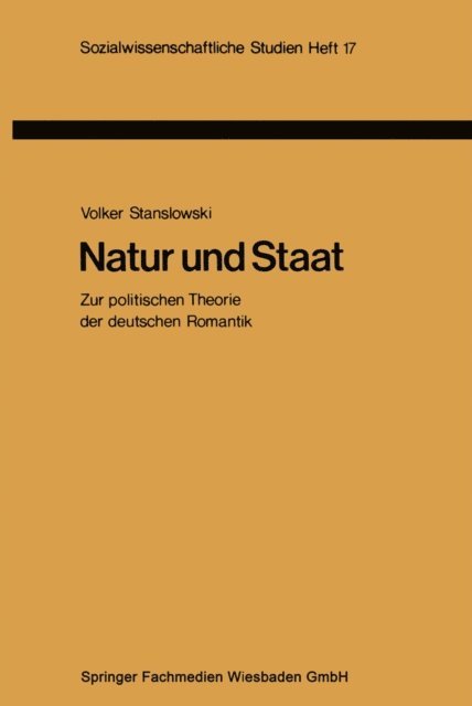 Volker Stanslowski - Natur und Staat, E-bok