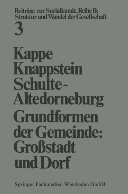 Dieter Kappe - Grundformen der Gemeinde, E-bok