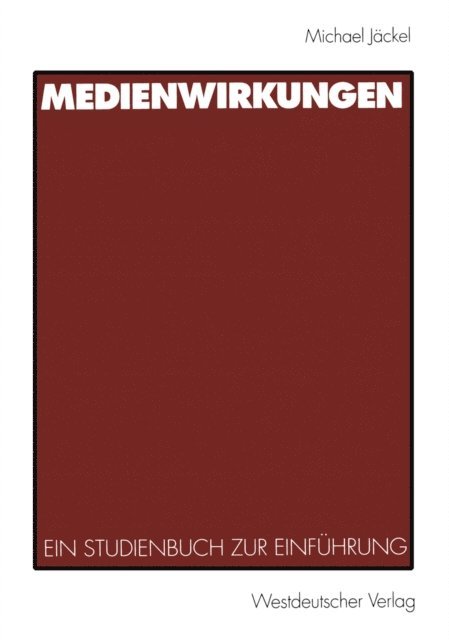 Michael Jackel - Medienwirkungen, E-bok