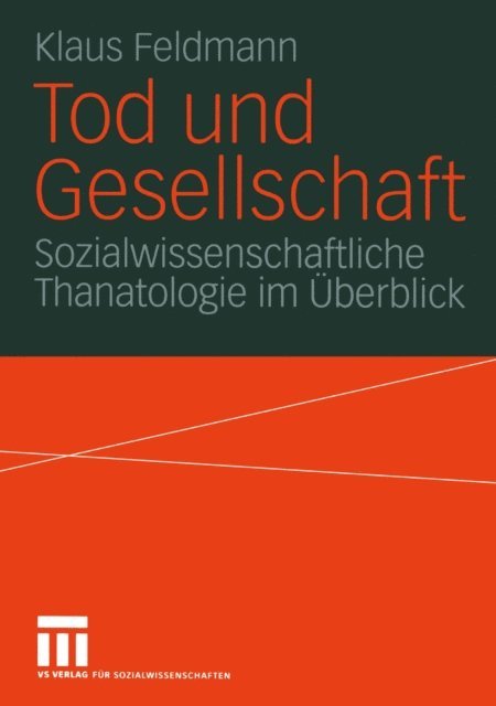 Klaus Feldmann - Tod und Gesellschaft, E-bok