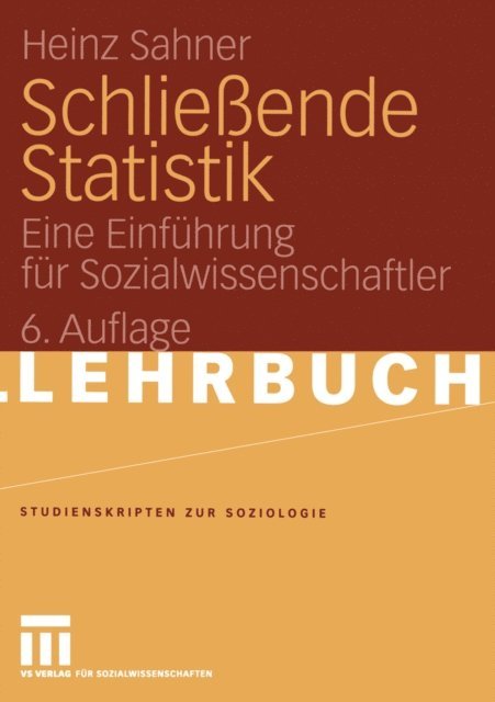 Heinz Sahner - Schließende Statistik, E-bok