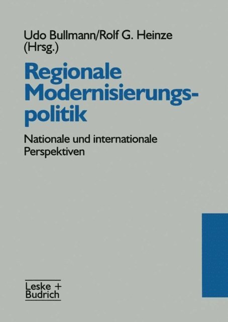 Rolf G. Heinze, Udo Bullmann - Regionale Modernisierungspolitik, E-bok