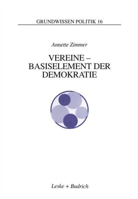 Annette Zimmer - Vereine - Basiselement der Demokratie, E-bok