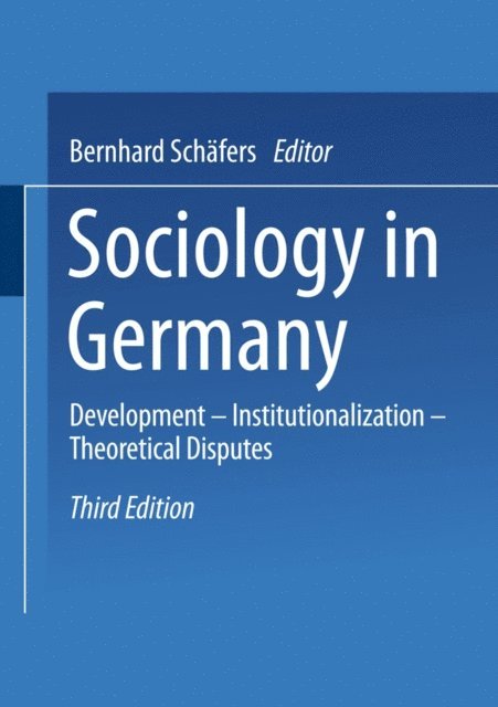 Bernhard Schafers - Soziologie, E-bok