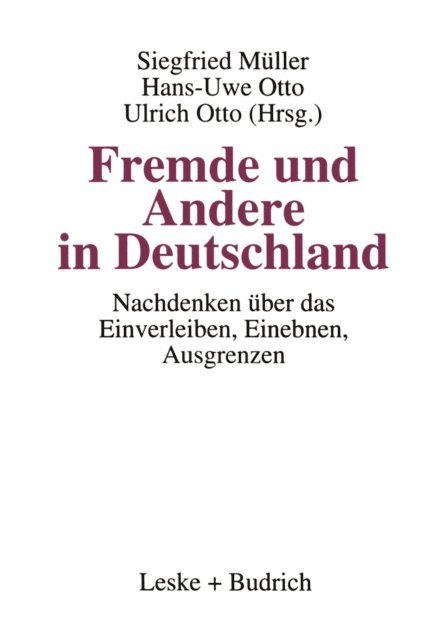 Siegfried Muller - Fremde und Andere in Deutschland, E-bok