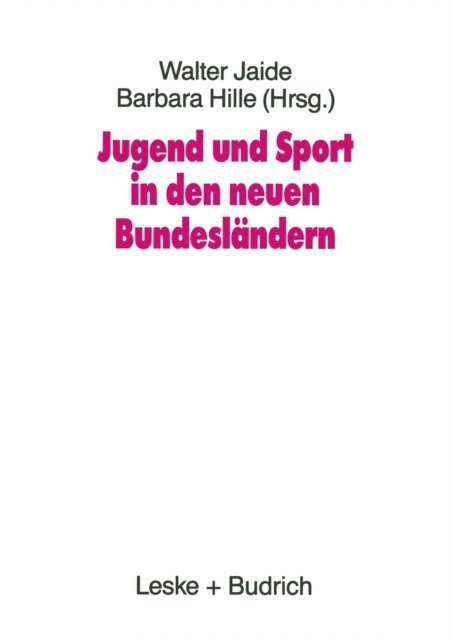 Walter Jaide - Jugend und Sport in den neuen Bundesländern, E-bok