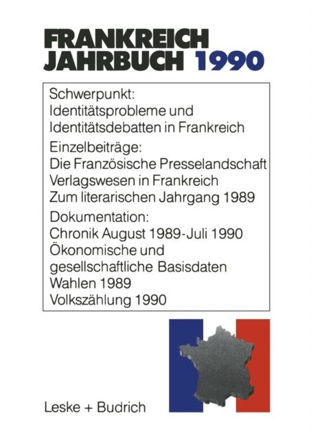 Robert Picht, Adolf Kimmel, Ingo Kolboom, Gerhard Kiersch, Marieluise Christadler, Lothar Albertin - Frankreich-Jahrbuch 1990, E-bok