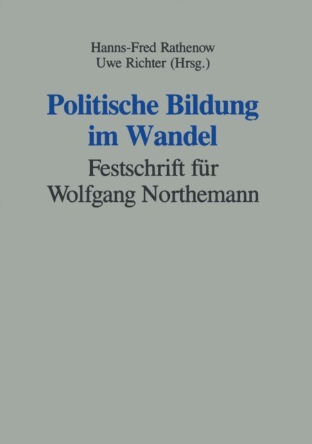 Hanns-Fred Rathenow - Politische Bildung im Wandel, E-bok