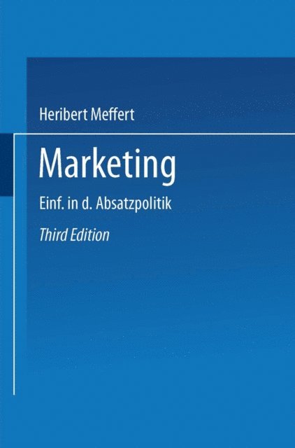 Heribert Meffert - Marketing, E-bok