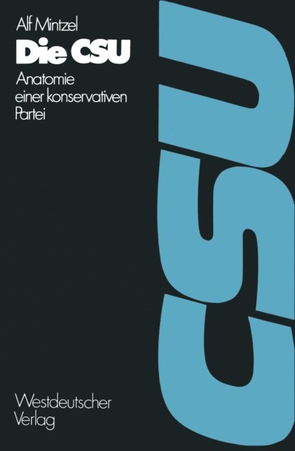 Alf Mintzel, Alf Mintzel - Die CSU, E-bok