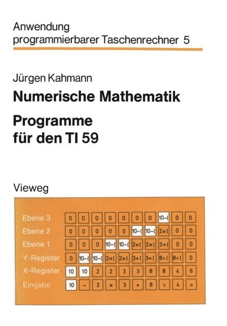 Jurgen Kahmann - Numerische Mathematik, E-bok