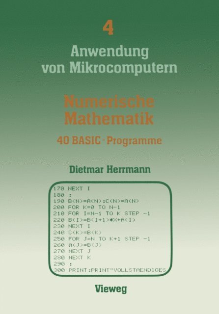 Dietmar Herrmann - Numerische Mathematik, E-bok