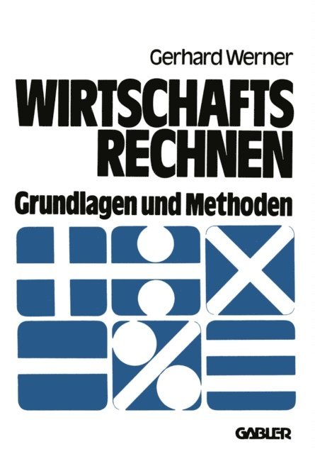 Gerhard Werner - Wirtschaftsrechnen, E-bok