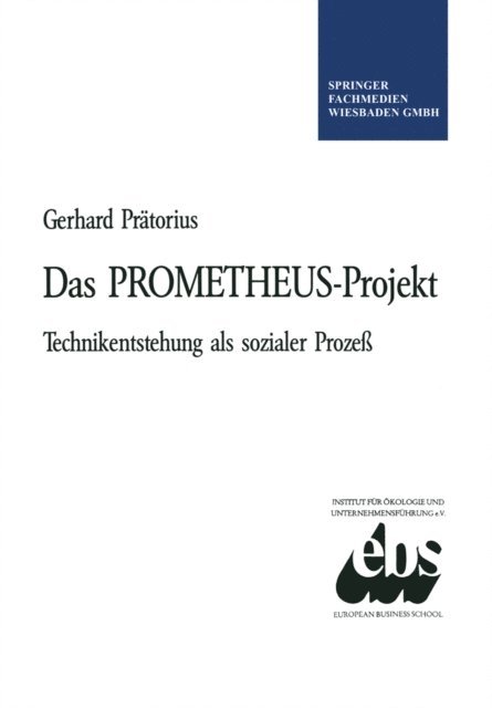 Gerhard Pratorius - Das PROMETHEUS-Projekt, E-bok