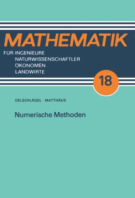 Wolf-Gert Matthaus - Numerische Methoden, E-bok