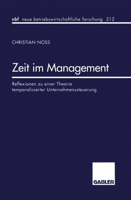 Christian Noss - Zeit im Management, E-bok