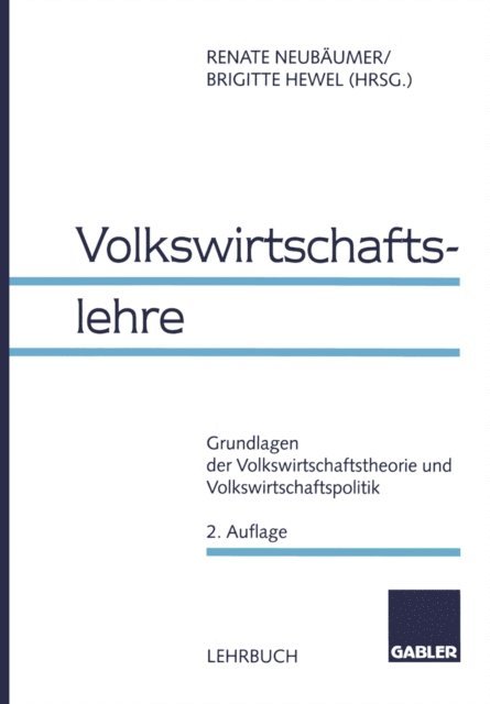 Brigitte Hewel, Renate Neubaumer - Volkswirtschaftslehre, E-bok