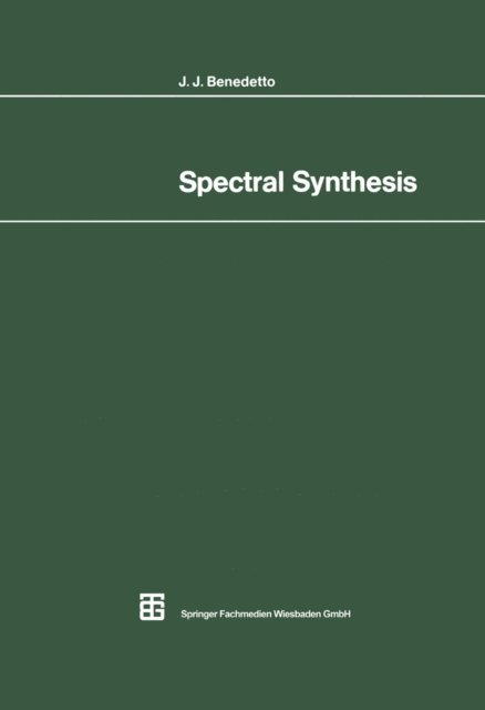 John J. Benedetto - Spectral Synthesis, E-bok