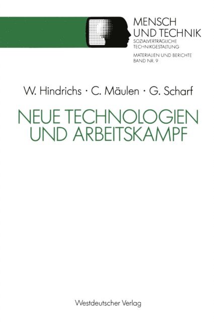 Gunter Scharf, Claus Maulen - Neue Technologien und Arbeitskampf, E-bok