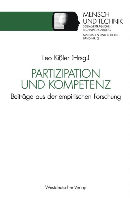 Leo Kiler - Partizipation und Kompetenz, E-bok