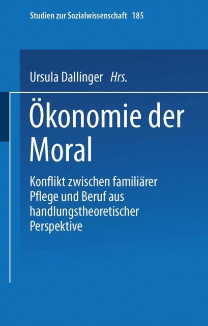 Ursula Dallinger - Ökonomie der Moral, E-bok