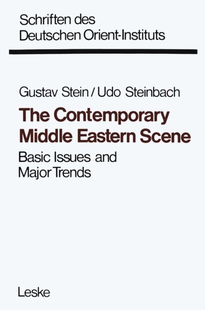 Gustav Steinbach, Gustav Stein - Contemporary Middle Eastern Scene, E-bok