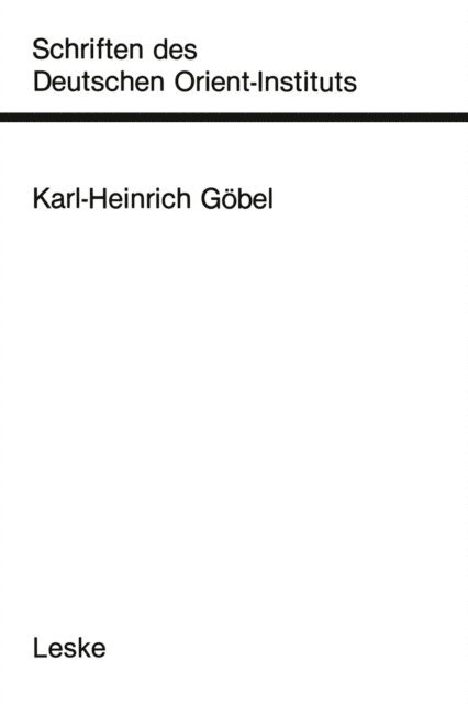 Karl-Heinrich Goebel - Moderne Schiitische Politik und Staatsidee, E-bok