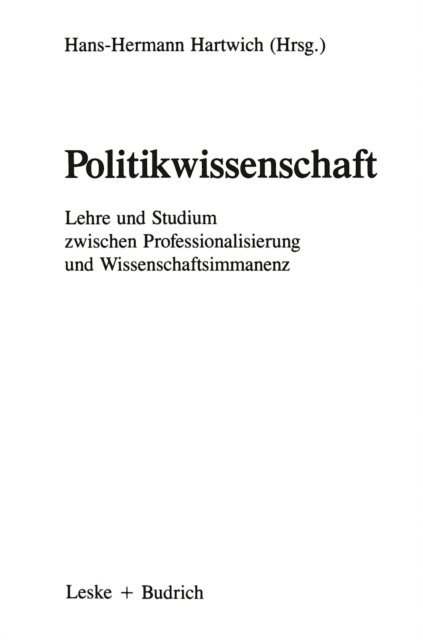 Hans-Herman Hartwich - Politikwissenschaft, E-bok