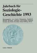 Jahrbuch fr Soziologiegeschichte 1993