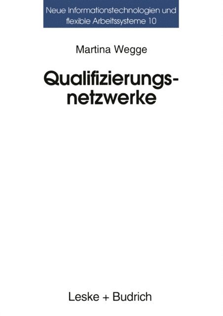 Martina Wegge - Qualifizierungsnetzwerke — Netze oder lose Fäden?, E-bok