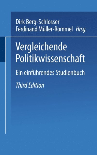 Dirk Berg-Schlosser - Vergleichende Politikwissenschaft, E-bok