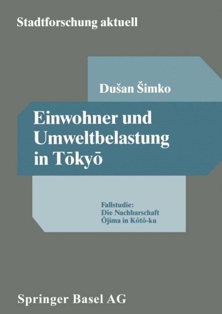 Dusan Simko - Einwohner und Umweltbelastung in Tōkyō, E-bok