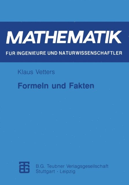 Klaus Vetters - Formeln und Fakten, E-bok
