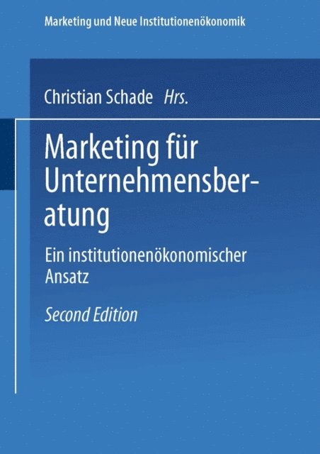 Christian Schade - Marketing für Unternehmensberatung, E-bok. Tillgänglighet: Lägg i varukorg