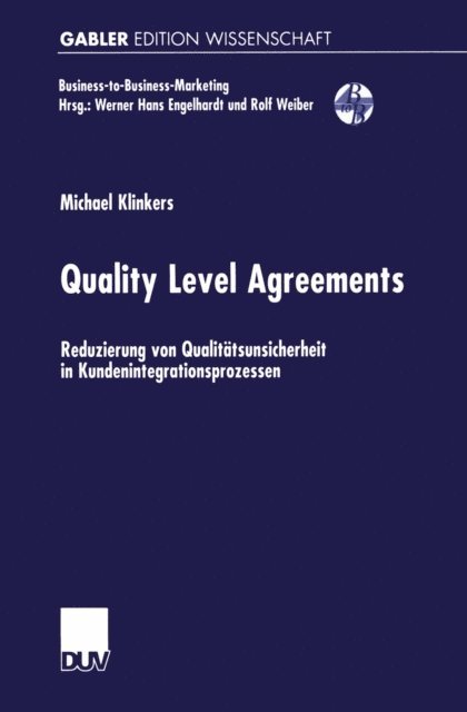 Michael Klinkers - Quality Level Agreements, E-bok