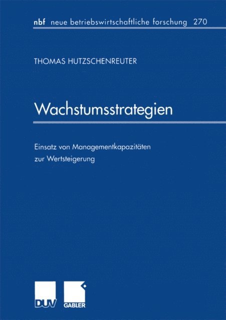 Thomas Hutzschenreuter - Wachstumsstrategien, E-bok